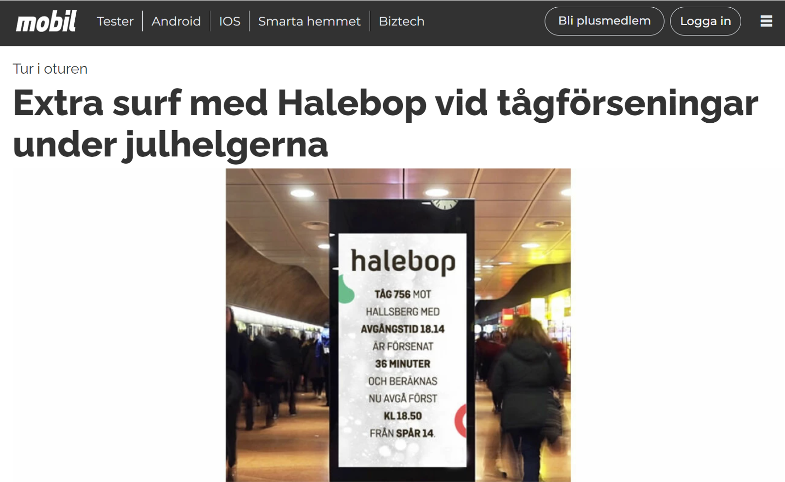 Halebop sensurf